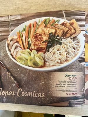 Menu page 4 of 19, February 2020 at VEGANO El Buen Alimento in Cali