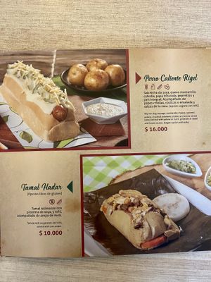 Menu page 10 of 19, February 2020 at VEGANO El Buen Alimento in Cali