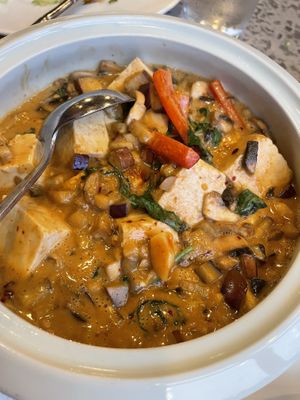 Spicy tofu  at Chantanee in Bothell