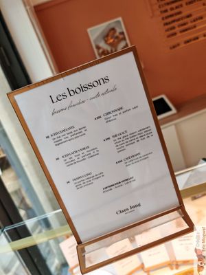 Drinks at Clara Jung Pâtisserie in Montpellier