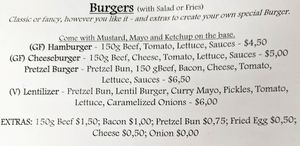 Menu as of February 2023, menu page 3 of 12 at Subs Sandwich Bar in Cotacachi