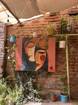 Pared del jardín   at Subs Sandwich Bar in Cotacachi