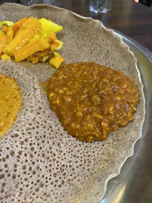 Lentil stew   at Mosob Gezana - Maybe closed in Newcastle Upon Tyne