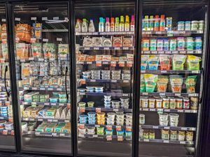 Vegan dairy at MOM's Organic Market in Paramus