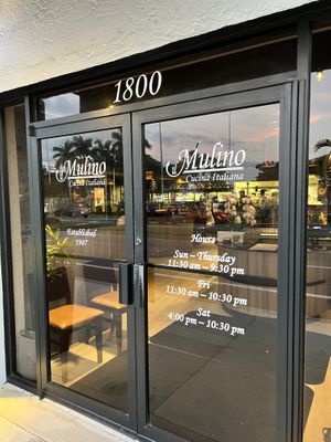   at Il Mulino in Fort Lauderdale