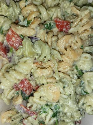 pasta with avocado puree, cold at Panway in Craiova