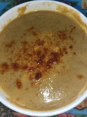 mushroom cream soup at Panway in Craiova