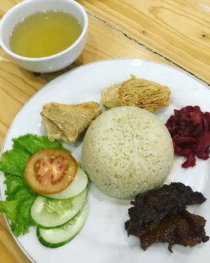 Nasi Hainam at Loving Hut - Jatinegara in Jakarta