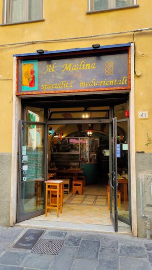 The restaurant at Al Madina in Pisa