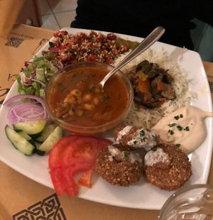 mix vegano  at Al Madina in Pisa