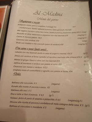  at Al Madina in Pisa