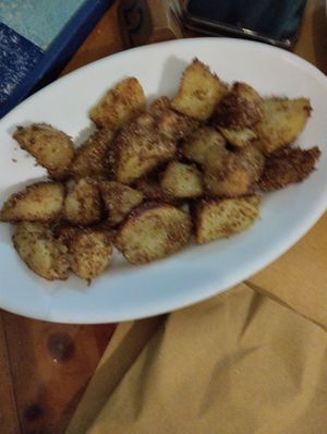 Potatoes at Al Madina in Pisa