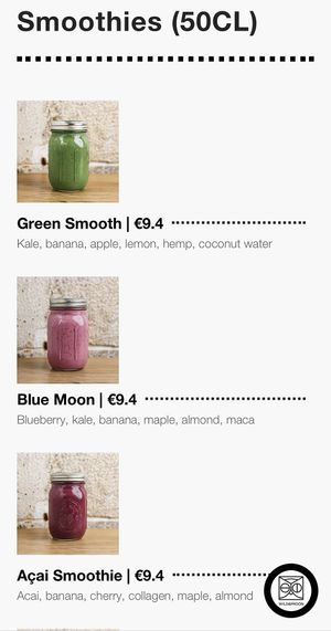 Pricey drinks  at Wild & The Moon - Van Woustraat in Amsterdam