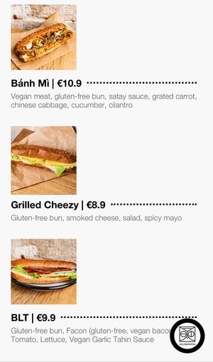 Banh Mi was great  at Wild & The Moon - Van Woustraat in Amsterdam