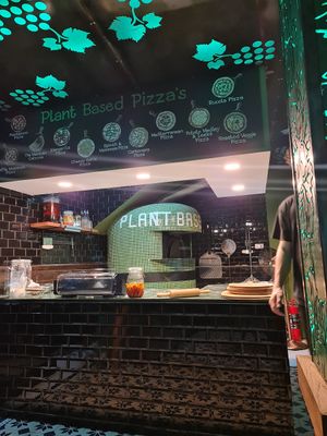 Vegan Pizza oven at The Vegan Table in Bangkok