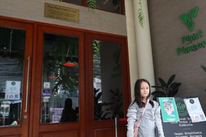 Shop Front. at The Vegan Table in Bangkok