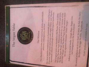 Good mission   at The Vegan Table in Bangkok