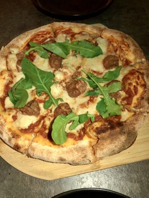 Beyond Sausage Pizza  at The Vegan Table in Bangkok