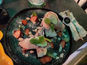 Bananenpankake at The Vegan Table in Bangkok