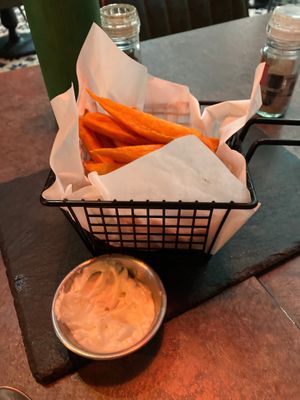 Sweet Potato Fries at The Vegan Table in Bangkok