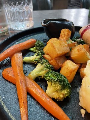 Roasted veg #Veganuary at The Vegan Table in Bangkok