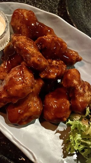 Soya chop Teriyaki   at Kathmandu Bar & Grill in Surrey