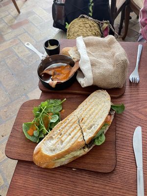 Druid Vegan Sandwich  at Beans and Tales in Malmo