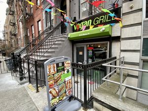 outside  at Vegan Grill - St Marks in New York City