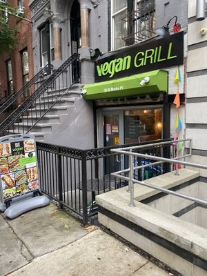 Outside  at Vegan Grill - St Marks in New York City
