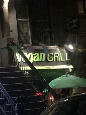 Front door  at Vegan Grill - St Marks in New York City