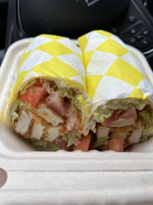 Buffalo Chicken Wrap  at Vegan Grill - St Marks in New York City