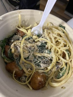 Creamy Alfredo  at Vegan Grill - St Marks in New York City