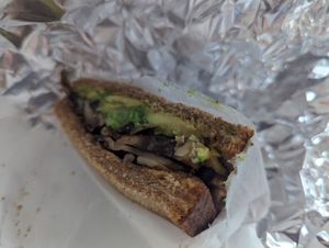 Avocado toast - meh at Vegan Grill - St Marks in New York City