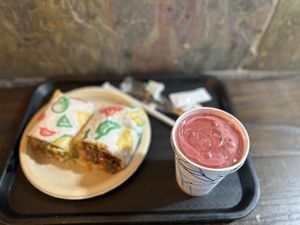 Tropical smoothie   at Vegan Grill - St Marks in New York City