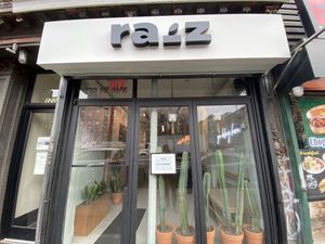 store front  at Raiz in New York City