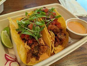 Baja tacos at Raiz in New York City