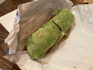 Raiz burrito at Raiz in New York City