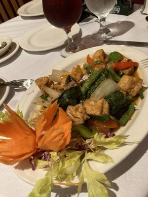 Spicy tofu  at Thai Garden in Northampton