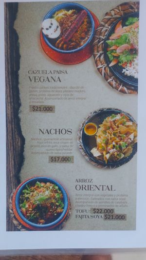 Menu 3 at Zona ProSalud in Guatape