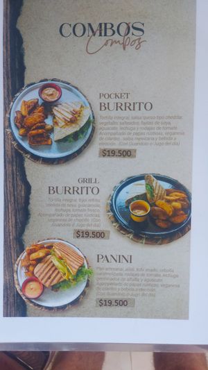 Menu 4 at Zona ProSalud in Guatape