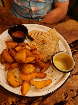 Really good Burrito at Zona ProSalud in Guatape