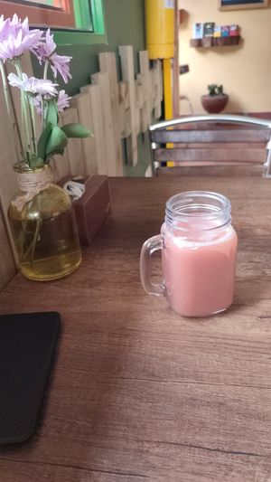 Boisson du menu du jour at Zona ProSalud in Guatape