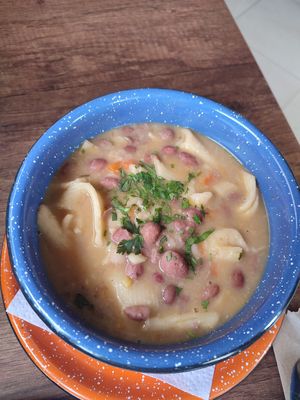 Soupe du jour at Zona ProSalud in Guatape