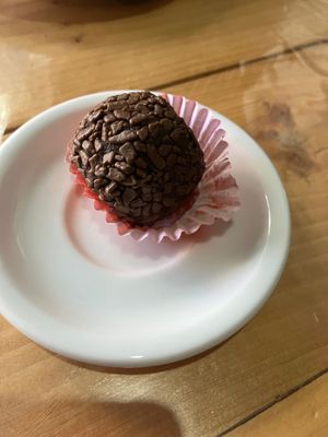 Brigadeiro at Viva la Vegan in Curitiba