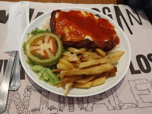 One of the lunch options at Viva la Vegan in Curitiba