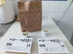 Nice packaging at Viva la Vegan in Curitiba