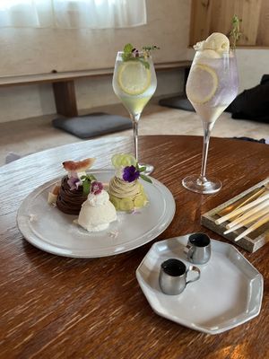   at Ocha Ohana Montblanc in Osaka