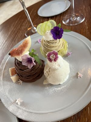   at Ocha Ohana Montblanc in Osaka