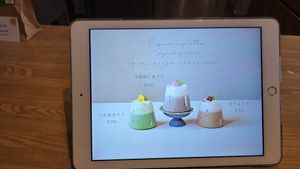 Menu at Ocha Ohana Montblanc in Osaka