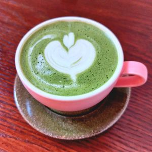 Macha Latte at Ocha Ohana Montblanc in Osaka